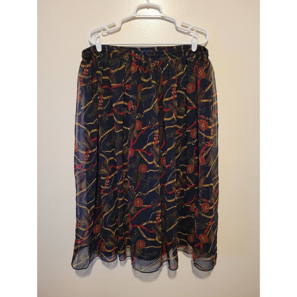 Vintage Woman's  Chaus ‎ Western Maxi Skirt
